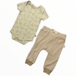 Rabbit Bear Organic Boys' 2 Piece Set